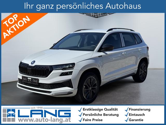Skoda Karoq - Sportline 1,5 TSI DSG 2ZKlima Sitzheizung el Heckklappe ACC Totewinkel 5J Garantie