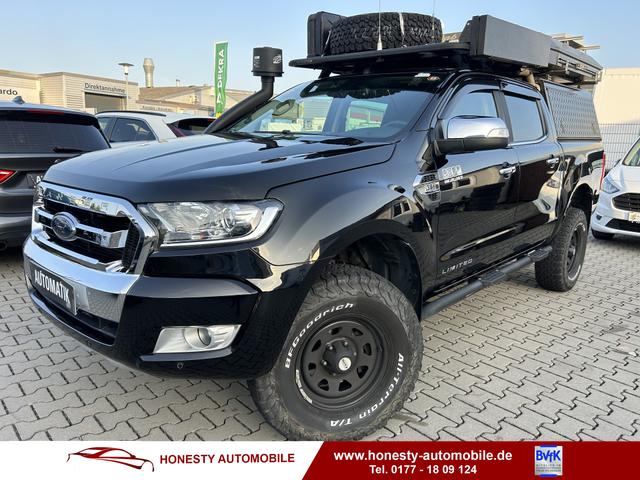Ford Ranger - 3.2 TDCi Limited 4x4 Doppekabine*OVERLANDER ALUCAB*ALLRAD*AUTOMATIK*LEDER*ALLWETTERREIFEN*ABSTANDSWARNER*UNFALLFREI*STANDHEIZUNG*RÜCKFAHRKAMERA*OFF-ROAD-PAKET*TEMPOMAT*ESP*ABS*FRONTSCHEIBE BEHEIZBAR*KNIEAIRBAG FAHRERSEITE*HECKSCHEIBE HEIZBAR*