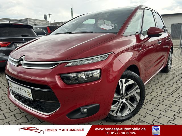 Citroën C4 Picasso - 1.6 16V THP 165 Exclusive Stop&Start*GARANTIE*EURO 6*NAVIGATION*AUX*USB*SITZHEIZUNG*TEILLEDER*PARKASSISTENT-PAKET 360*TAGFAHRLICHT LED*ESP*ABS*HECKLEUCHTEN LED*CD-LAUFWERK*AUTOMATIK*REIFENDRUCKKONTROLLE*STECKDOSE 230V*SEITENAIRBAG VORN*ASR*