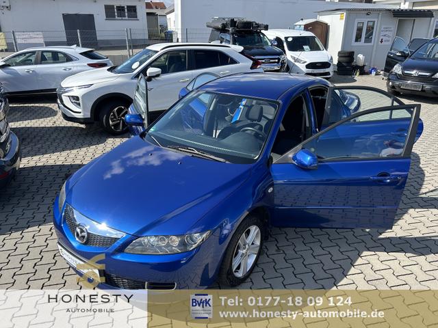 Mazda Mazda6 4-Türer - 6 1.8 Exclusive*ABS*DIGITALER SERVICENACHWEIS*TECHNISCH SUPER ZUSTAND*VERGLASUNG GETÖNT*5 GANG*CD-PLAYER*KLIMAAUTOMATIK*MULTIFUNKTIONSLENKRAD*ELEKTR.BREMSKRAFTVERTEILUNG*DSC*TEMPOMAT*SEITENAIRBAG VORN*AUßENSPIEGEL ELEKTR.VERSTELL U.HEIZBAR*3XSCHLÜSSEL*