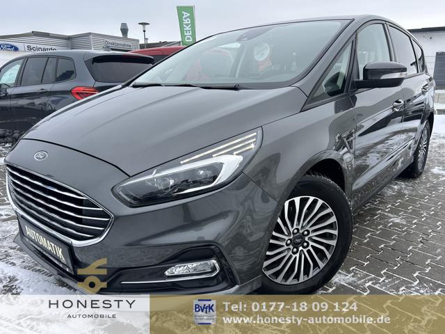 Ford S-MAX - 2.0 EcoBlue*AUTOMATIK*NAVIGATION*SITZHEIZUNG*MULTIFUNKTIONSLENKRAD*ANH&Auml;NGERKUPPLUNG VORBEREITUNG*AD-BLUE*RU&szlig;PARTIKELFILTER*ASR*SPORTSITZE VORNE*BERGANFAHR-ASSISTENT*ESP*GARANTIE*ASR*NOTBREMS-ASSISTENT*HECKLEUCHTEN LED*AUX-IN*USB*APPLE-CAR-PLAY*