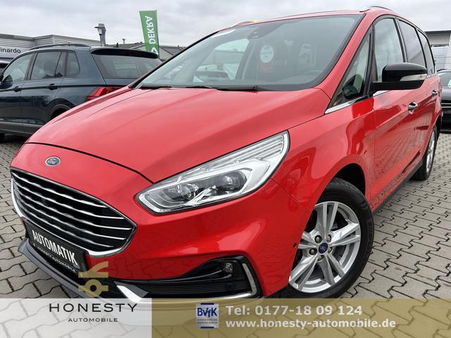 Ford Galaxy - 2.0 EcoBlue Titanium Start/Stopp (EURO 6d-T*7 SITZER*ANH&Auml;NGERKUPPLUNG*8XREIFEN*GARANTIE*PANORAMADACH*TOTER-WINKEL-ASSISTENT*START/STOP AUTOMATIK*USB*NAVIGATION*STANDHEIZUNG*ABS*ASR*ESP*SPORTSITZE VORNE*WINTER-PAKET*FRONTSCHEIBE BEHEIZBAR*E.PARKBR