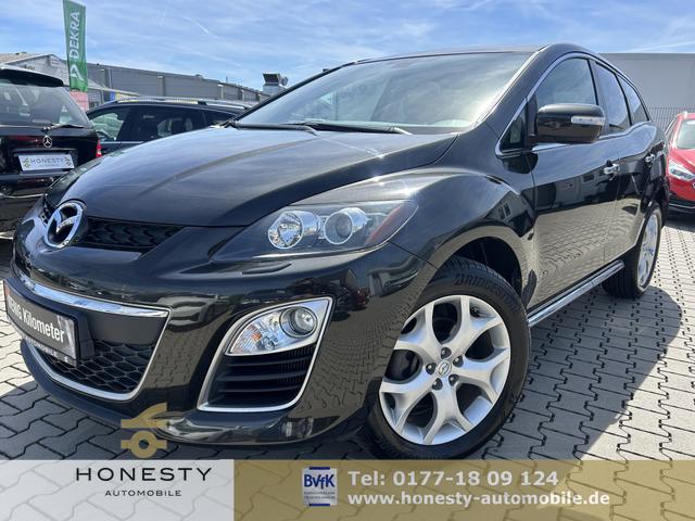 Mazda CX-7 - 2.2 CD Exclusive-Line ALLRAD*SITZHEIZUNG**R&Uuml;CKFAHRKAMERA*NAVIGATION*ELEKTR. SITZE*DIGITALER SERVICENACHWEIS VOLLST&Auml;NDIG*XENON-SCHEINWERFER*SOUND-SYSTEM BOSE*CD-WECHSELER 6 FACH*6 GANG*1 HAND*MULTIFUNKTIONSLENKRAD*SEITENAIRBAG VORN*KLIMAAUTOMATIK*