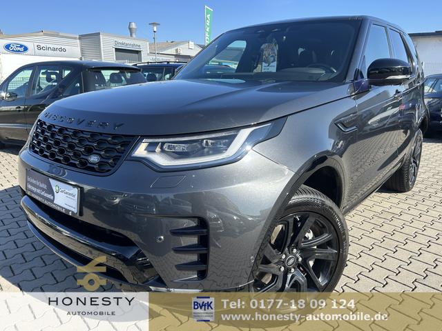 Land Rover Discovery - 5 D250 R-Dynamic SE*7 SITZER*M.AUSWEISBAR*TOTER-WINKEL-ASSISTENT*WINTER-PAKET*FAMILY-PAKET*KEYLESS-ENTRY*RU&szlig;PARTIKELFILTER*AD-BLUE*NAVIGATION*R&Uuml;CKFAHRKAMERA V+H*BREMSASSISTENT*REIFEN VORNE NEU*MILD-HYBRID-SYSTEM*HECKLEUCHTEN LED*