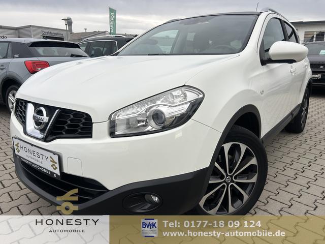 Nissan Qashqai - 2.0 I-Way 4x2*PANORAMADACH*R&Uuml;CKFAHRKAMERA SOWIE FRONTKAMERA*UNFALLFREI*ABS*6 GANG*NAVIGATION*MULTIFUNKTIONSLENKRAD*KLIMAAUTOMATIK*AUX*ESP*LENKRAD LEDER*TEMPOMAT*WEGFAHRSPERRE ELEKTR.*BREMSEN HINTEN NEU*SEITENAIRBAG*DACHRELING EDELSTAHL*BLEUTOOTH*