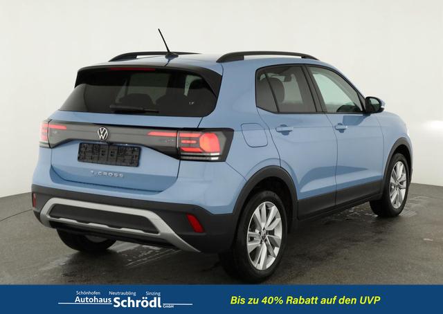 Volkswagen T-Cross 1.0 TSI 85 kW Life DSG Life, AHK, LED, Kamera, ACC, Side, 17-Zoll 