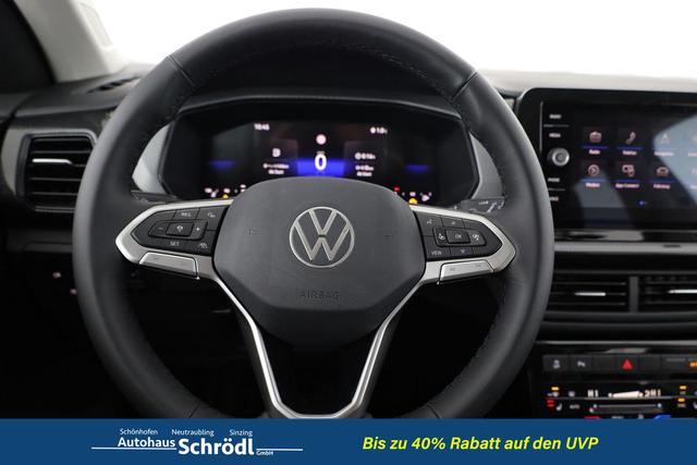 Volkswagen T-Cross 1.0 TSI 85 kW Life DSG Life, AHK, LED, Kamera, ACC, Side, 17-Zoll 