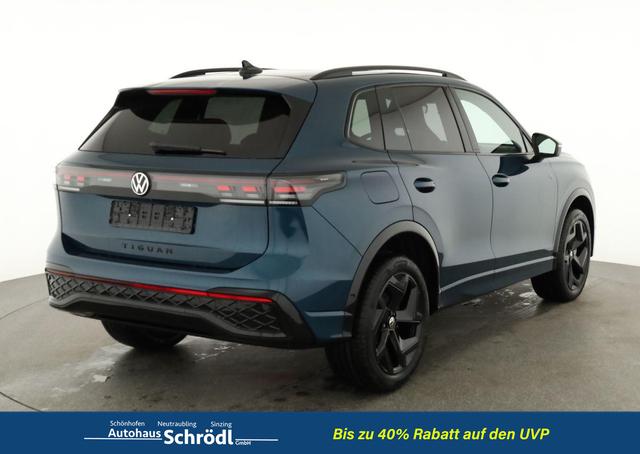 Volkswagen Tiguan 2.0 TDI 142 kW 4Motion R-Line DSG 4M Black, Pano, IQ.Light, AHK, Navi, Side, AreaView, sofort 