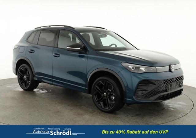Volkswagen Tiguan - 2.0 TDI 142 kW 4Motion R-Line DSG 4M Black, 20-Zoll, Pano, Leder, IQ.Light, AHK, Navi, Side, AreaView