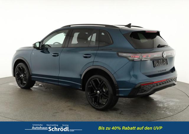 Volkswagen Tiguan 2.0 TDI 142 kW 4Motion R-Line DSG 4M Black, 20-Zoll, Pano, Leder, IQ.Light, AHK, Navi, Side, AreaView 