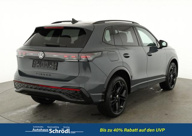 Volkswagen Tiguan 2.0 TDI 142 kW 4Motion R-Line DSG 4M Black, 20-Zoll, Pano, Leder, IQ.Light, AHK, Navi, Side, AreaView 