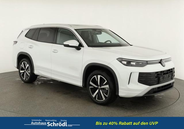 Volkswagen Tayron - 1.5 TSI eHybrid 150 kW Life Life, Leder, Pano, HuD, AHK, AreaView, Side, Navi, 5-J. Garantie