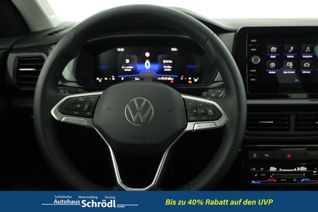 Volkswagen T-Cross 1.0 TSI 85 kW Life DSG Life, LED, Kamera, ACC, Side, 17-Zoll 