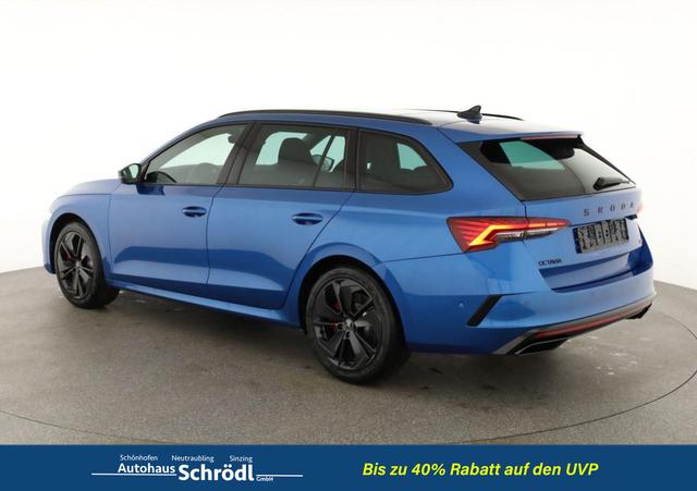 Skoda Octavia Combi 2.0 TSI 195 kW RS DSG, Pano, Standheizung, AHK, Navi, Matrix, Canton, Side, 5 J.-Garantie 