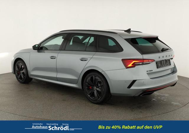 Skoda Octavia Combi 2.0 TSI 195 kW RS DSG, Pano, Standheizung, AHK, Navi, Matrix, Canton, Side, 5 J.-Garantie 