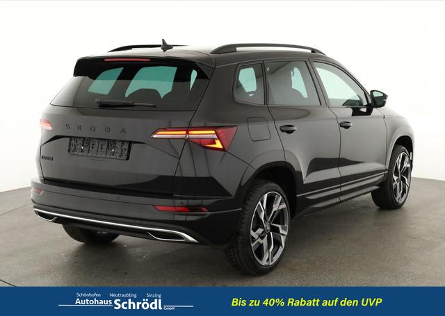 Skoda Karoq Sportline 1.5 TSI DSG Sportline, AHK, Navi, Matrix, Side, el. Klappe, 5 J.-Garantie 