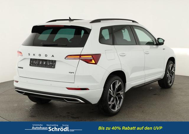 Skoda Karoq Sportline 4x4 2.0 TSI DSG Sportline, Pano, AHK, Navi, Matrix, Side, 5 J.-Garantie 