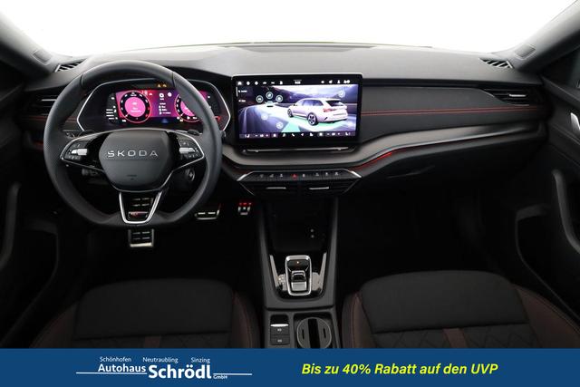 Skoda Octavia Combi 2.0 TSI 195 kW RS DSG, Pano, Standheizung, AHK, Navi, Matrix, Canton, Side, 5 J.-Garantie 