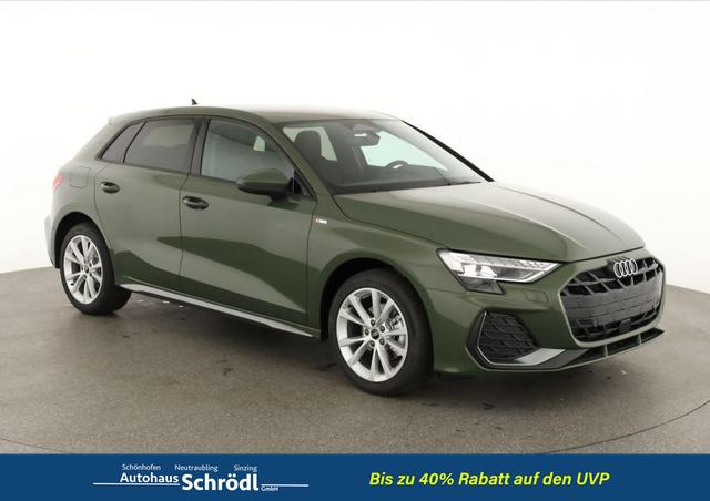 Audi A3 Sportback - TFSI 110 kW S line 35 S-tronic S-LINE, AHK, Matrix, Navi, el. Klappe, Kamera, 3 J.-Garantie