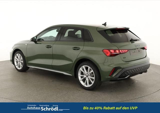 Audi A3 Sportback TFSI 110 kW S line 35 S-tronic S-LINE, AHK, Matrix, Navi, el. Klappe, Kamera, 3 J.-Garantie 