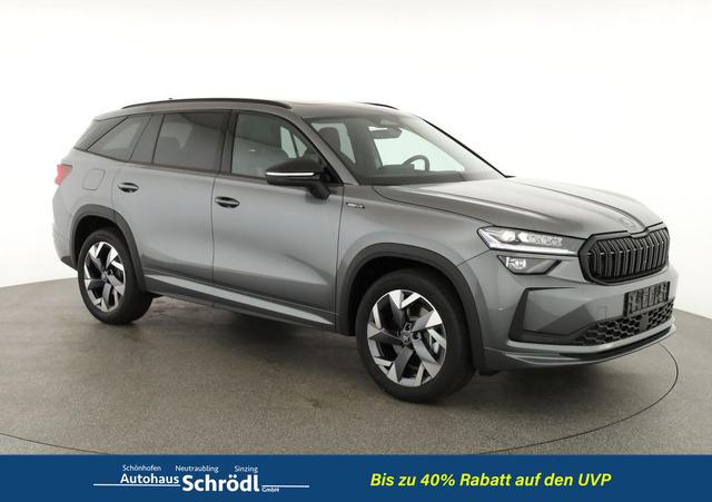 Skoda Kodiaq - 2.0 TDI 142 kW 4x4 Sportline DSG Sportline, Pano, AHK, Navi, Matrix, el. Klappe, Side, 19-Zoll