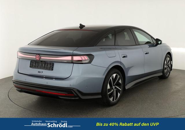 Volkswagen ID.7 Pro 210 kW Black, AHK, HuD, IQ.Light, IQ.Drive, AreaView, Side, 19-Zoll 