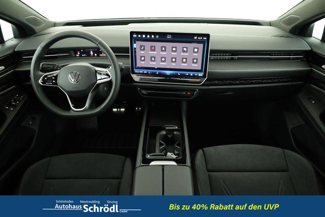 Volkswagen ID.7 Pro 210 kW Black, AHK, HuD, IQ.Light, IQ.Drive, AreaView, Side, 19-Zoll 