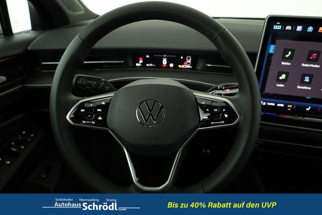 Volkswagen ID.7 Pro 210 kW Black, AHK, HuD, IQ.Light, IQ.Drive, AreaView, Side, 19-Zoll 
