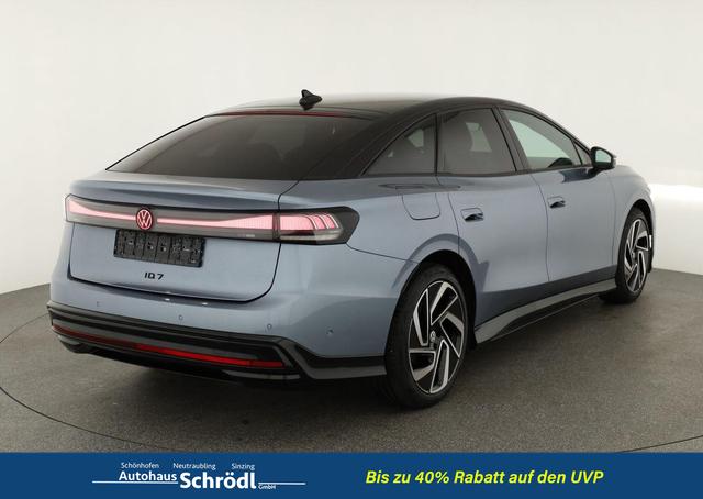 Volkswagen ID.7 Pro 210 kW Black, AHK, HuD, IQ.Light, IQ.Drive, AreaView, Side, 20-Zoll 