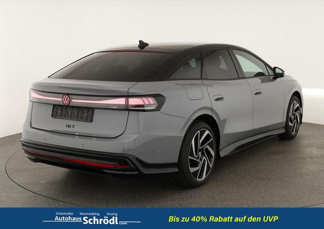 Volkswagen ID.7 Pro 210 kW Black, HuD, IQ.Light, IQ.Drive, AreaView, Side, 20-Zoll 