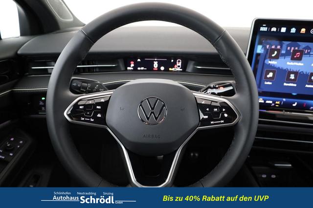 Volkswagen ID.7 Pro 210 kW Black, HuD, IQ.Light, IQ.Drive, AreaView, Side, 20-Zoll 