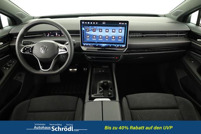 Volkswagen ID.7 Pro 210 kW Black, AHK, HuD, IQ.Light, IQ.Drive, AreaView, Side, 19-Zoll 