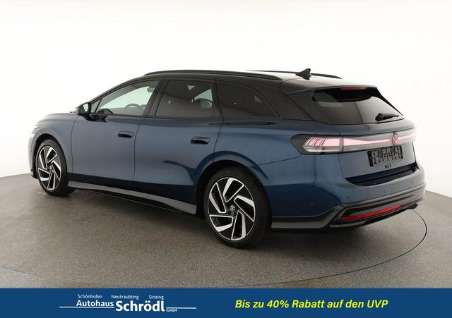 Volkswagen ID.7 Tourer Pro 210 kW Black, AHK, HuD, IQ.Light, IQ.Drive, AreaView, Side, 20-Zoll 