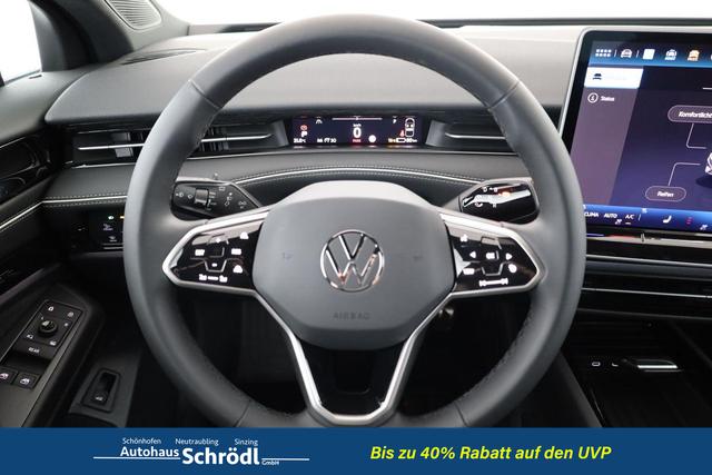 Volkswagen ID.7 Tourer Pro 210 kW Black, AHK, HuD, IQ.Light, IQ.Drive, AreaView, Side, 20-Zoll 