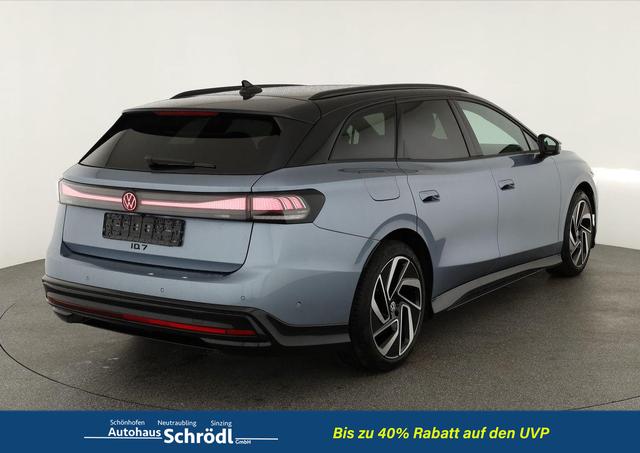 Volkswagen ID.7 Tourer Pro 210 kW Black, AHK, HuD, IQ.Light, IQ.Drive, AreaView, Side, 20-Zoll 