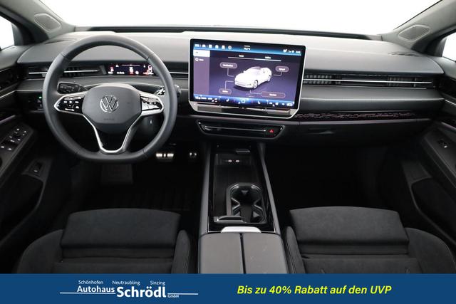 Volkswagen ID.7 Tourer Pro 210 kW Black, AHK, HuD, IQ.Light, IQ.Drive, AreaView, Side, 20-Zoll 