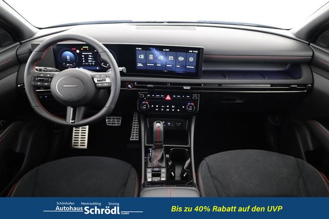 Hyundai TUCSON 1.6 T-GDI DCT 4WD N-LINE N-LINE, AHK, el. Klappe, Teilleder, Navi, Kamera, ACC 