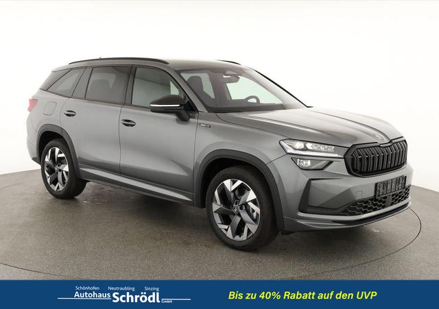 Skoda Kodiaq - 1.5 TSI mHEV 110 kW Sportline DSG Sportline, AHK, Navi, Matrix, el. Klappe, Side, 19-Zoll