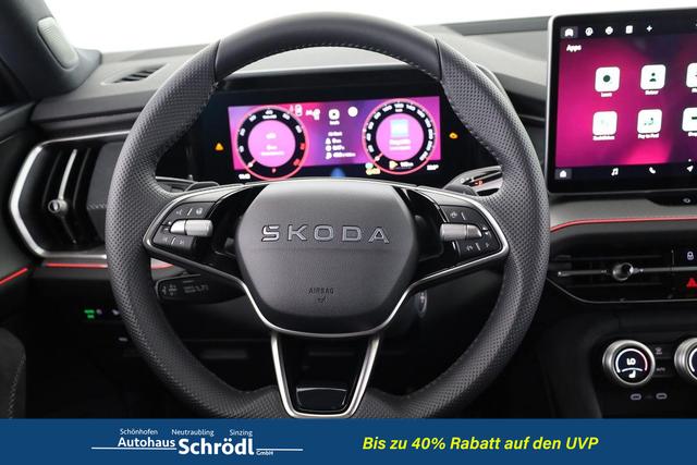 Skoda Kodiaq 1.5 TSI mHEV 110 kW Sportline DSG Sportline, AHK, Navi, Matrix, el. Klappe, Side, 19-Zoll 