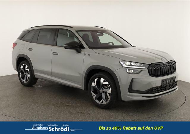 Skoda Kodiaq - 1.5 TSI mHEV 110 kW Sportline DSG Sportline, AHK, Navi, Matrix, el. Klappe, Side, 19-Zoll