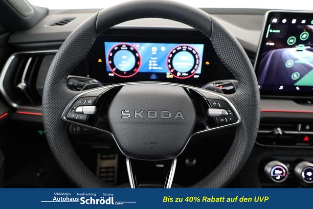 Skoda Kodiaq 1.5 TSI mHEV 110 kW Sportline DSG Sportline, AHK, Navi, Matrix, el. Klappe, Side, 19-Zoll 