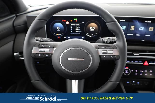 Hyundai TUCSON 1.6 T-GDI DCT 4WD 4WD, Navi, el. Klappe, Kamera, Side, 19-Zoll 