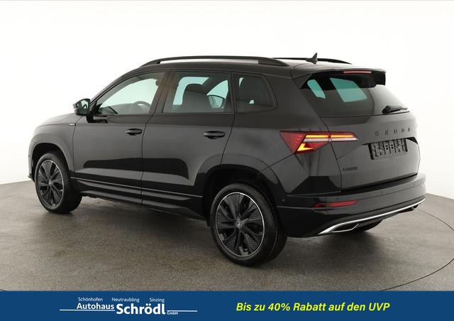 Skoda Karoq Sportline 1.5 TSI DSG Sportline, Pano, AHK, Navi, CANTON, Matrix, AreaView, Side, el. Klappe, FS-beheizbar, 5 J.-Garantie 