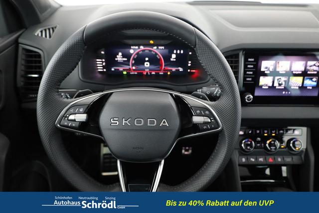 Skoda Karoq Sportline 1.5 TSI DSG Sportline, Pano, AHK, Navi, CANTON, Matrix, AreaView, Side, el. Klappe, FS-beheizbar, 5 J.-Garantie 