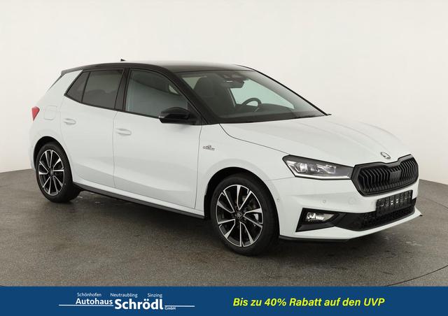 Skoda Fabia - Monte Carlo 1.5 TSI DSG Carlo, Ladeboden, LED, Kamera, App-Connect, 17-Zoll
