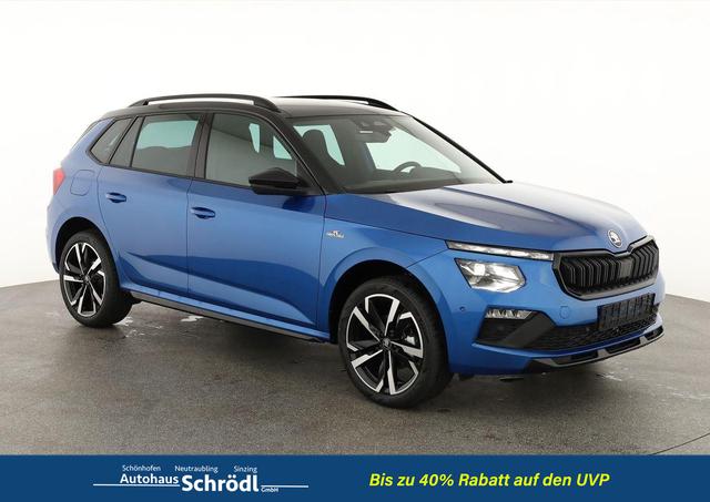 Skoda Kamiq - Monte Carlo 1.0 TSI DSG Carlo, Pano, AHK, Navi, Matrix, el.Klappe, 18-Zoll, 5 J.-Garantie