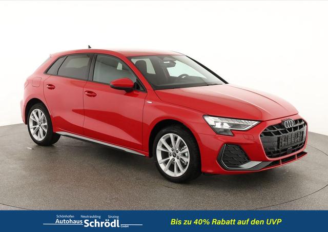 Audi A3 Sportback - TFSI 110 kW S line 35 S-tronic S-LINE, AHK, Matrix, Navi, el. Klappe, Kamera, 3 J.-Garantie