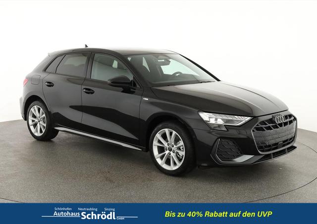 Audi A3 Sportback - TFSI 110 kW S line 35 S-tronic S-LINE, AHK, Matrix, Navi, el. Klappe, Kamera, 3 J.-Garantie