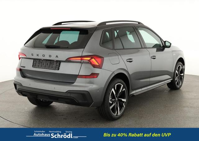 Skoda Kamiq Monte Carlo 1.5 TSI Carlo, Pano, AHK, Matrix, Navi, el. Klappe, 18-Zoll, 5 J.-Garantie 