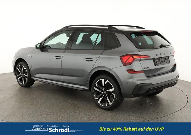 Skoda Kamiq Monte Carlo 1.5 TSI Carlo, Pano, AHK, Matrix, Navi, el. Klappe, 18-Zoll, 5 J.-Garantie 